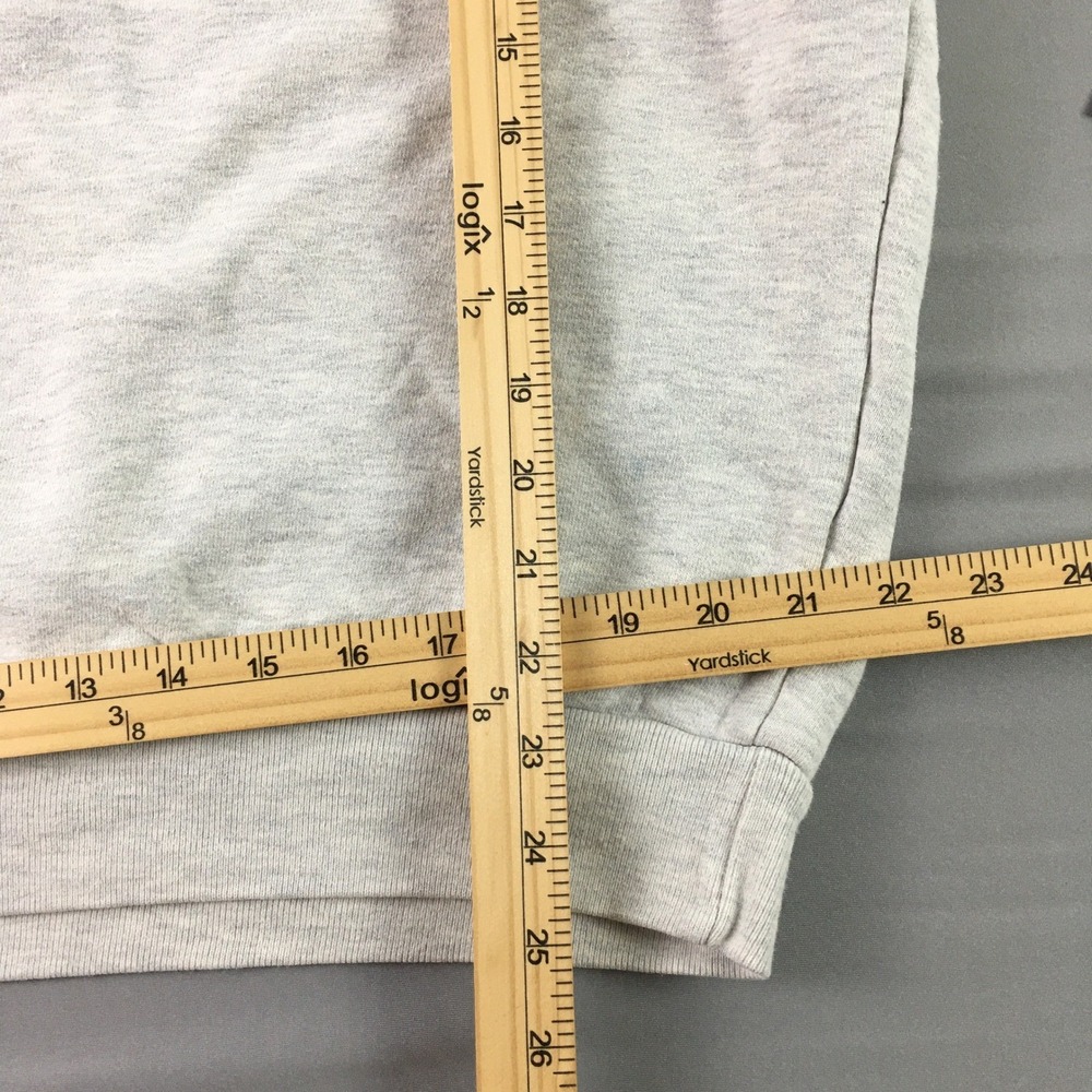 Madhappy Est 2017 Size M Peace Sign Graphic Crewneck Sweatshirt Grey Embroidery - Picture 9 of 16